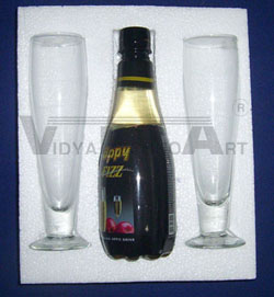 WINE GLASS SET WITH APPY FIZ